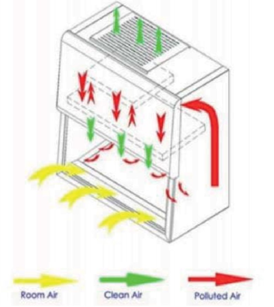 Air-Flow-mode-Biosafety-cabinets-Class-II-Type-A2-biological-safety-cabinet-BSC